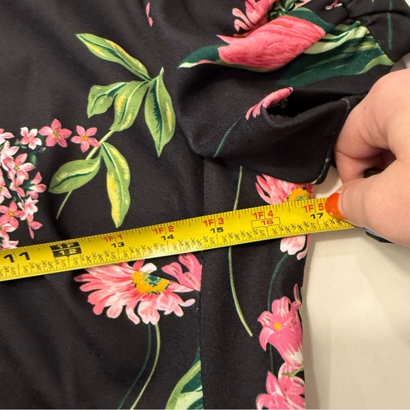 Karl Lagerfeld Black Floral Dress - Picture 12 of 15